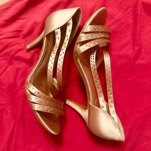 Bandolier heels 2” strapped comfortable heels